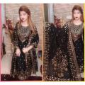 Unstitched Cotton Afsan Print Three Piece For Women - 3 Pice Dress. 