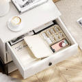 Acrylic Storage Box Accessible 22**6.5cm Multi-grid Charger Organizer Cable Organizer for Office Home Desktop Tech Accessories Students.