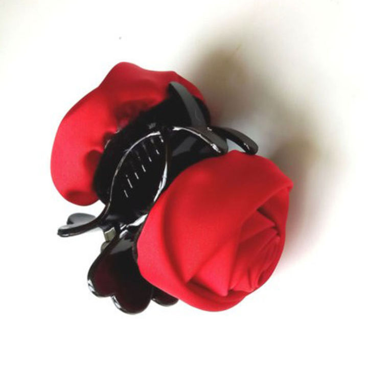 Rose%20Barrette%20Fashion%20Handmade%20Great%20Helpful%20Hair%20Well%20Good%20Girls%20Clips%20Claws%20Clamps%20-%20Image%209