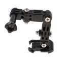Action Camera Mount- Motorcycle Adjustable Helmet Chin Mount Compatible with Hero 3/4/5/6/7/8 Cameras.