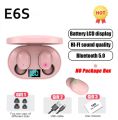 TWS E6S Bluetooth Earphones Wireless bluetooth headset Noise Cancelling Headset With Microphone Headphones For Xiaomi Redmi.