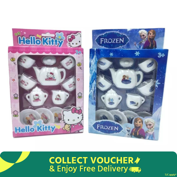 Host a Tea Party with Children's Toys - Beauty Design 12 Piece Tea Cup Set - Mini Cup Items - Kids' Play Tea Set - A Unique Choice For Playtime