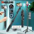 Latest New Product Handheld Stabilizing K28 SELFIE STICK TRIPOD (5 Foot)  360 degrees Rotation with remote. 