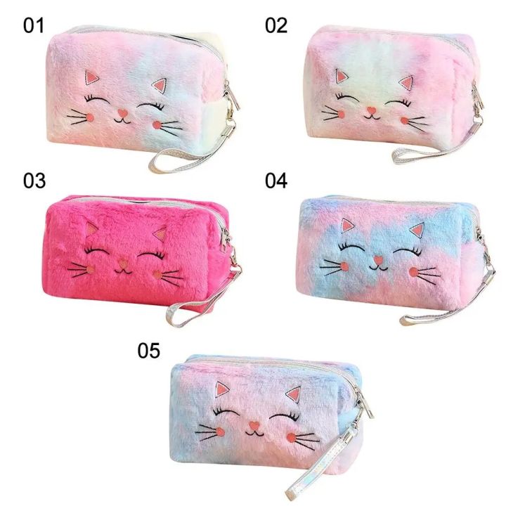 Cartoon%20Plush%20Cat%20Cosmetic%20Bag%20Women%20Colorful%20Makeup%20Pouch%20Portable%20Toiletry%20Bag%20Travel%20Organizer%20Female%20Beauty%20Case%20-%20Image%206