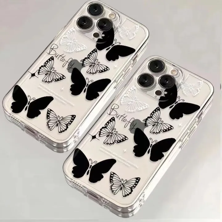 Crystal%20Butterfly%20Clear%20Phone%20Case%20Compatible%20For%20Realme%20C63%204G%20Luxury%20Transparent%20Shockproof%20Bumper%20Cover%20-%20Image%205