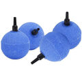 4 pcs 50mm Large Size Air Stone Air Diffuser Aquarium Bubble Air Stone For Fish Tank Aeration Biofloc Aquafonic 50mm Gray or Blue Color. 