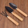 Mini Plant Garden Tools Mini Shovel for Plant Pot Flowers Seedlings Plant Bonsai Mini Garden Tool with Wooden. 