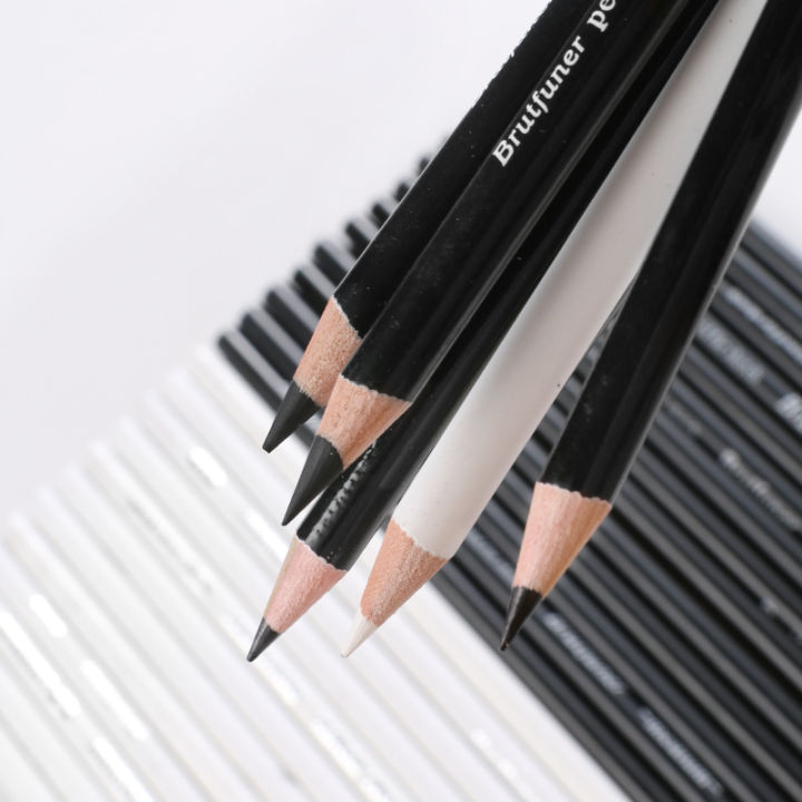 Brutfuner%2012Pc%20White%20Black%20Colored%20Pencils%20Professional%20Oil%20Color%20Pencil%20Drawing%20Pencil%20Set%20Sketch%20School%20Student%20Art%20Supplies%20Amour%20zii%20-%20Image%203