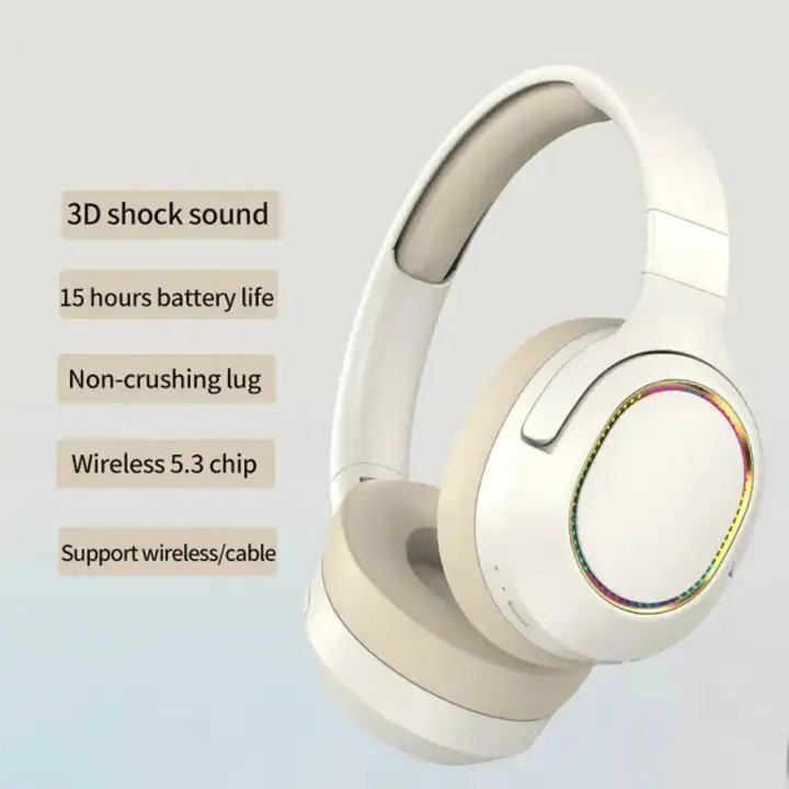 Qiunery%20P2963%20Wireless%20Headset%20Lighting%20Noise%20Reduction%20Over-Ear%20Stereo%20Earphones%20For%20Computer%20Game%20Office%20Zoom%20Meeting%20-%20Image%202