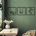 Hands Line Wall Decor Minimalist Wall Art Abstract Poster for Home. 