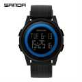 Sanda 337 Sports Waterproof Digital Watch for men Black​. 