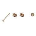 100Pairs Earrings Studs and Backs Flat Iron Earrings Posts Jewelry Making. 