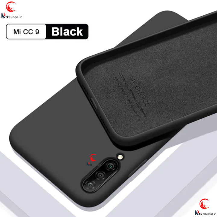 Black Silicon case FOR Xiaomi Redmi A3 (Back Case Cover For Smartphone)