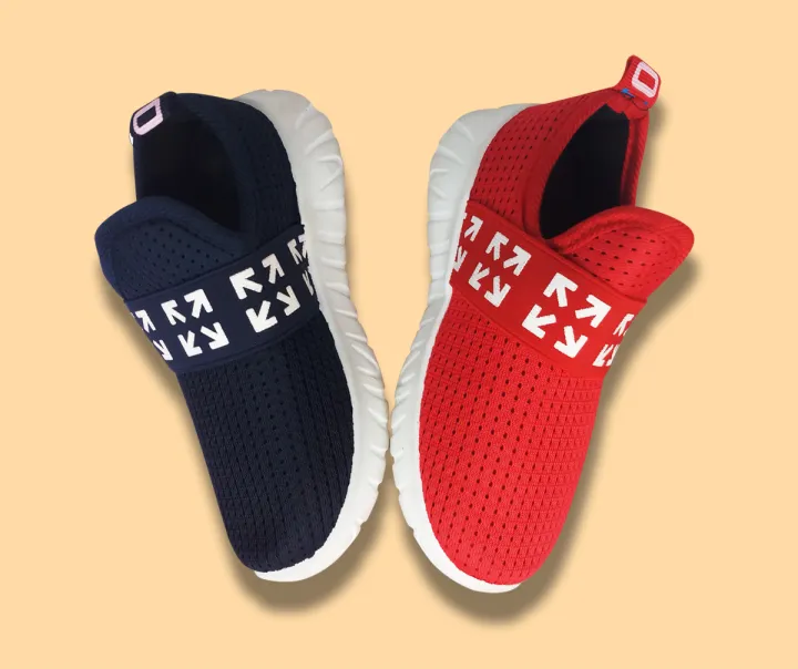(2-5%20Yrs)%20Red%20Color%20Kid%20Casual%20Mesh%20Surface%20Sneakers%20Magic%20Sticker%20Anti-slip%20Boy%20&%20Girl%20Sports%20Shoes%20-%20Image%204