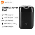 Xiaomi Mijia Electric Shaver S100 Portable Men Razor Beard Trimmer IPX7 Dual Blade Razor USB Rechargeable Shaving Machine.