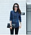 Jeans Shirt women 2019 Long Sleeve Slim Casual Vintage Elastic Ladies Denim Shirts Tops Blusas Feminina Woman Blouses and Tops. 