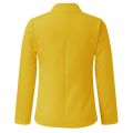 Open front Cardigan Fashionable Notched Notched collar Coat Daily work wear Collar Shirt for Office attire Formal occasions. 