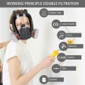 High Quality 6800 Industrial Paint Full Face Mask Gas Mask Safe Work Filter Pesticide Spraying Full Face Respirator Anti Fog. 