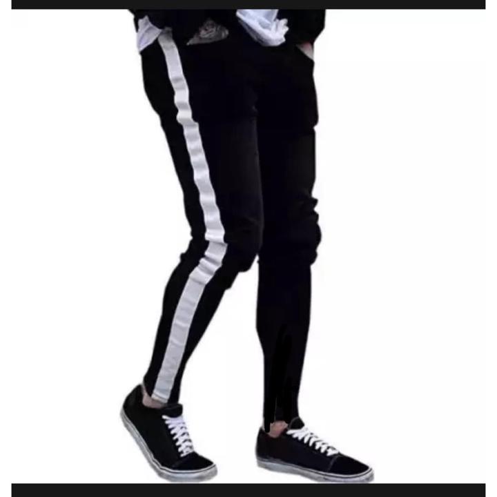 Jeans Pant New Design Side Strip - Pants For Men - Pant - পেন্ট ছেলেদের - Pant - Pant