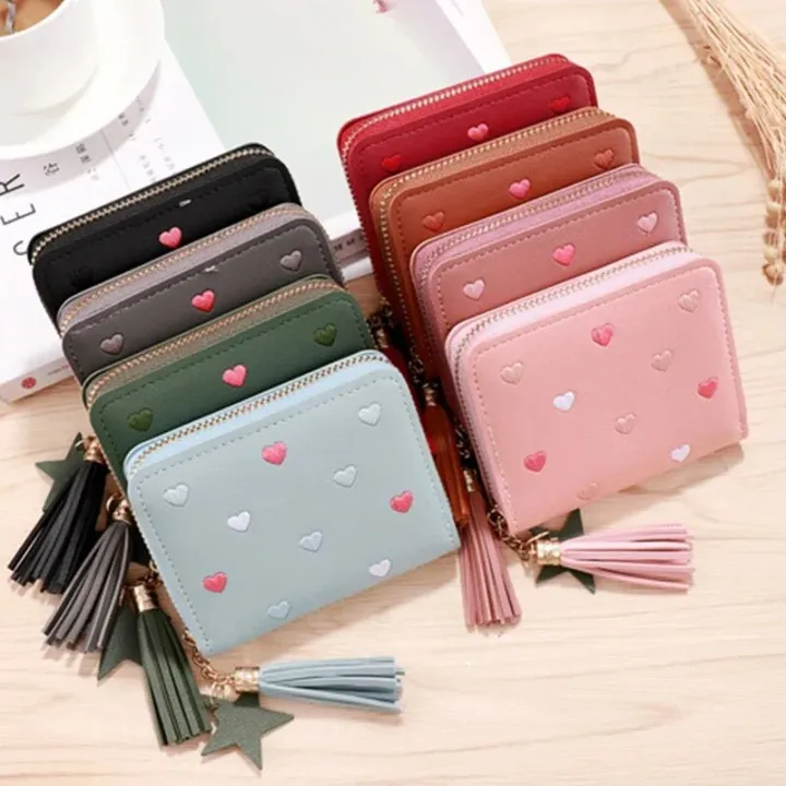 2023%20Women%20Small%20Wallet%20Ladies%20Mini%20Tassel%20Wallet%20Cute%20Girl%20Short%20Zipper%20Lovely%20Pu%20Leather%20Coin%20Purse%20Female%20Hand%20Wallet%20Cartera%20-%20Image%202
