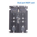 2 Mouthfuls NGFF SSD M.2 To 2.5 SATA Serial Port Adapter Card Converter Double Tray USB3.0 Cable For Laptop Speed Limit 6Gbps Gonghpng. 