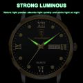 (NEW) Luxury Casual Top Brand Business Male Watches Date Week Waterproof Luminous Leather Dress Men's Watch Relogio Masculino.