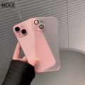 HOCE Fashion Frameless Ultra Thin Matte Translucent Phone Cases For iPhone 17 16 15 14 13 12 Pro Max 14 15 16 Plus Case With Camera Lens Glass Film Protection PC Hard Cover. 
