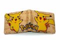Pokemon Cartoon Printed Wallet for Woman Boys and Girls Animation Peripheral Short Wallet Student Twofold PU Leather Money Purse.