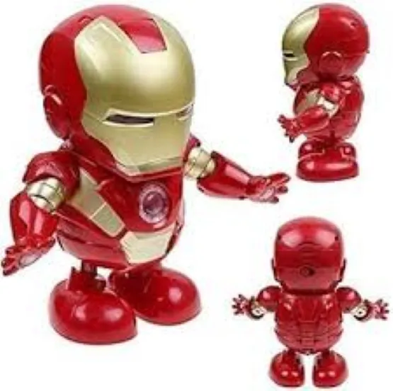 Iron Man-Dance Hero Super Hero Iron Man Dancing Robot Toy With
