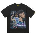 Rock Plan American T-shirt NBA Player Print Graphic T Shirts Sleeve Cotton Half Sleeve Oversized Tee Shirt Men Woman Clothing.