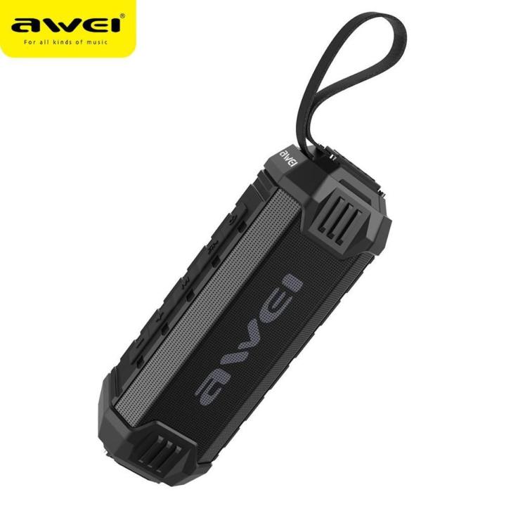 Awei Y280 Outdoor IPX4 Waterproof Wireless Bluetooth Speakers With Power Bank