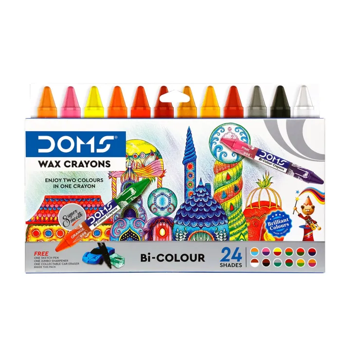 doms%20wax%20crayons%20bi%20colours%2024%20shades%20-%20Image%205