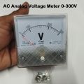 VOLTAGE Meter AC Analog Voltage Meter 0-300V Gauge Square Panel AC 0-300V Volt Voltage Meter 300V Analog Panel Volt Voltage Meter 85L1 For AC 220V Line Powerpoints Switches & Savers. 