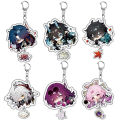 Game Honkai Star Rail Keychain Dan Heng Bronya Rand Asta Herta Himeko Figure Pendant Car Key Chain Jewelry Men Gift Accessories. 