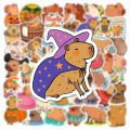 10/30/50PCS New DIY Capybara Animal Sticker Cartoon Creative Anime iPad Desk Luggage Guitar Car Decoration Waterproof Wholesale.
