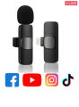 K8 Wireless Microphone Professional Lapel Lavalier Microphone Remove Noise For Typ C Microphone With Active Noice cancelation  anc. 