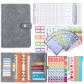 A6 Money Budget Plan Flipchart 12 Zipper Envelope Cash Envelope Budget Flipchart Set Daily Planner Money Binder. 