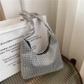 Elegant Clutch Purse Wedding Shoulder Bag Bridal Handbag Rhinestone Satchel Bag Rhinestone Bag Rhinestone Underarm Bag.