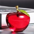 Crystal Apple Paperweight Pretty Crafts Art&Collection Christmas Gifts Home Wedding Decoration Table/Car Ornaments. 
