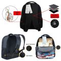 12 inch cartoon cute afro girl backpack children school bags brown beauty princess kids kindergarten backpack baby toddler bag. 
