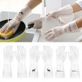Kitchen Dish Washing Gloves Waterproof Rubber Household Cleaning Gloves Kitchen Durable Cleaning Housework Chores Tools. 