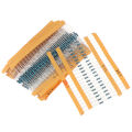 600Pcs 30 Kinds Value Metal Film Resistor pack 1/4W 1% Resistor Assorted Kit Set Hudduo. 