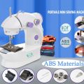 Mini Sewing Machiane - Dual Speed Portable Mini Electric Pedal Double Threads Rewind Swing Machine (299093750) - 299093750. 