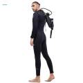 Diving Wetsuit Water Resistant Swimming Costume Thermal Full suits Swimsuits for Kayak S Male Black.