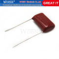 5pcs CBB22 Film Capacitor 400V474J 474J400V 0.47UF Foot Spacing 15mm. 