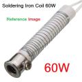 60W Soldering Iron Coil AC 220v 60 Watt Soldering Iron Core Heating Element Replacement Spare Parts Welding Tool Electric Iron Core For 60W Soldering Iron Inner. 