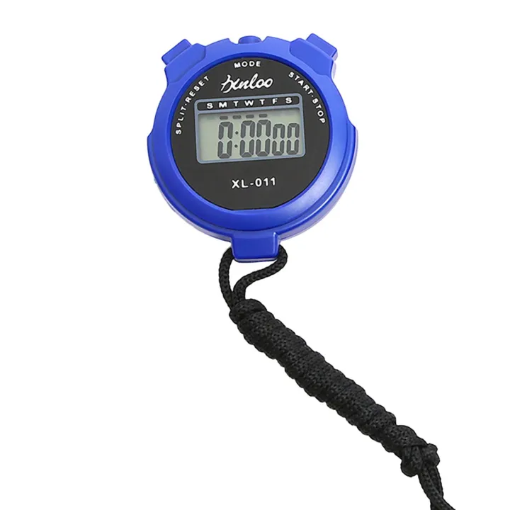 Gym Workout Timer Waterproof Digital Stopwatch Timer Compact Size Simple Operation Silent Chronograph Electronic Stopwatch