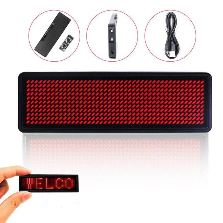 Monogramed Led Compact 【VisioN Shop】4 Colors Programmable Mini LED Digital Programmable ...