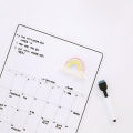 Time Plan Whiteboard Magnetic Erasable Monthly Weekly Plan Schedule Home Office. 