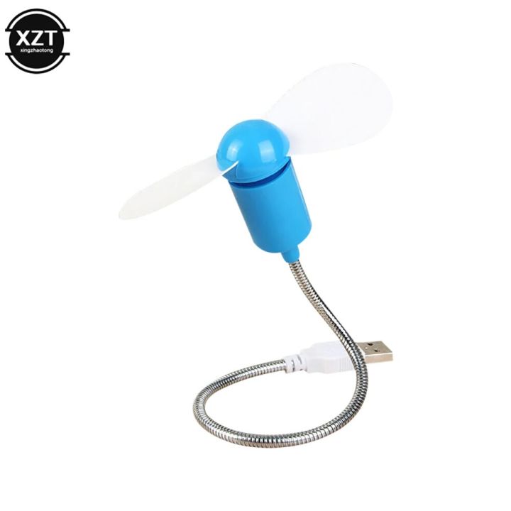 Office Outdoor Universal Flexible USB Fan Air Cooling Cooler For Laptop Desktop PC Computer USB Charger Powerbank